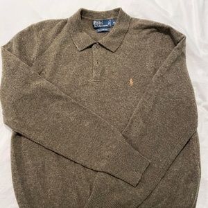 Polo by Ralph Lauren Wool Henley Style Sweater / XL